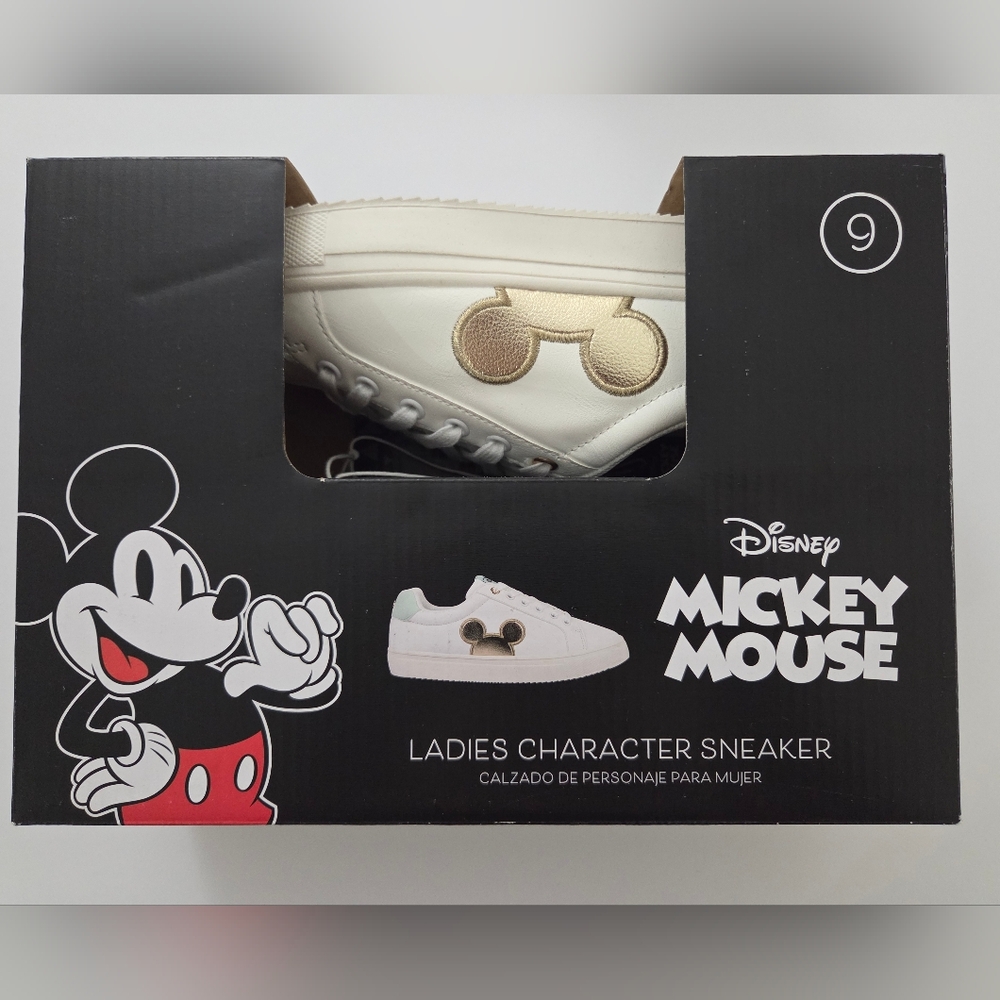 Aldi Women Mickey Mouse Disney Sneakers Size 9, New In Box